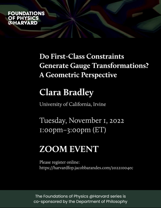 November 1 Foundation of Physics flyer